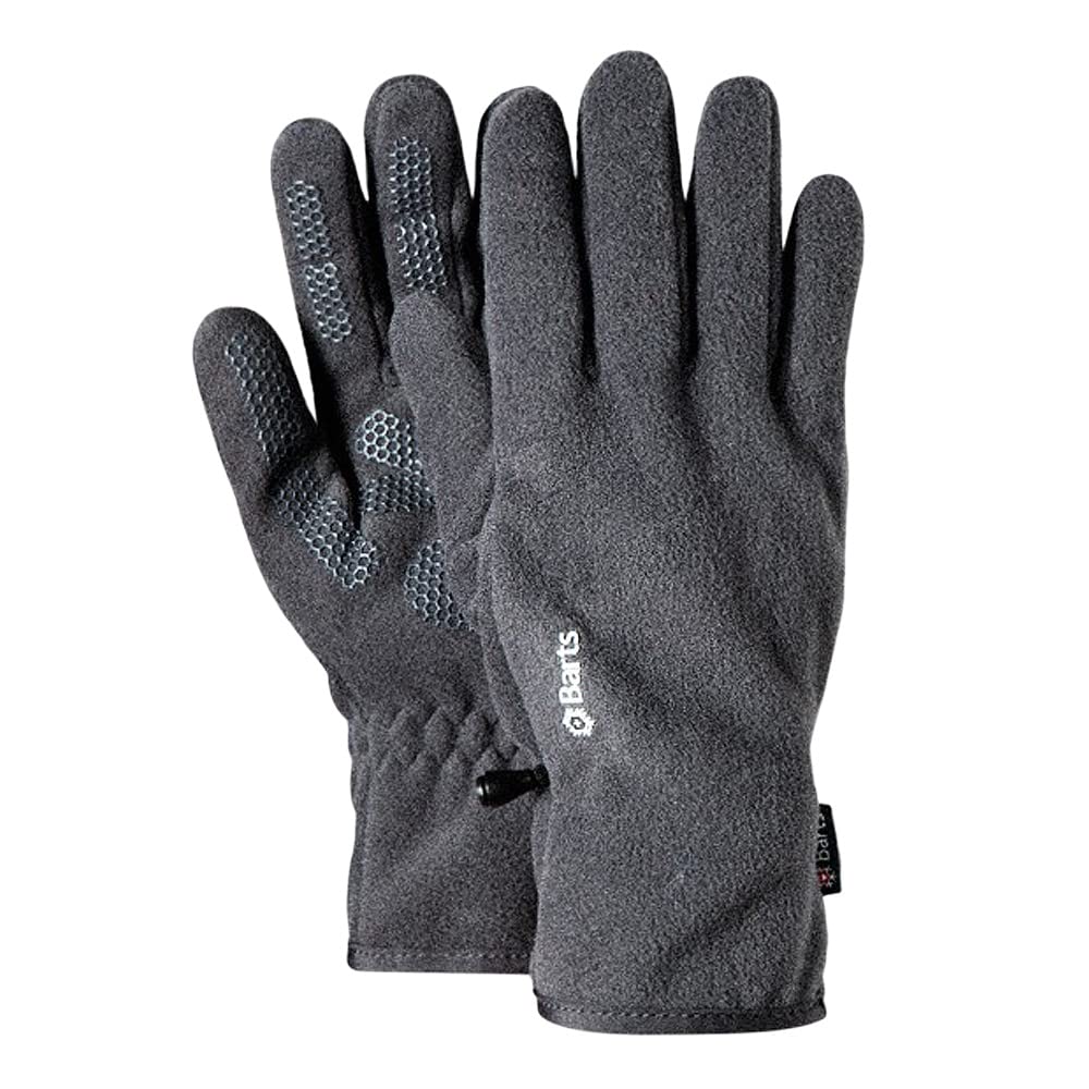 Barts Unisex Fleece Gloves, Grey (0002/Heather 002b), One size