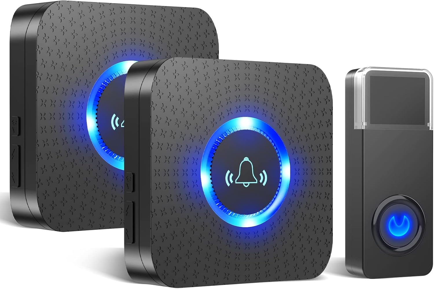 Detake Wireless Doorbell, Battery Operated Cordless Door Bell,【58