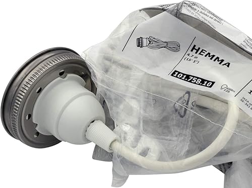 Miniatura 9 de Tapa de iluminación de acero inoxidable para frascos de conservas (tapa única, boca ancha)