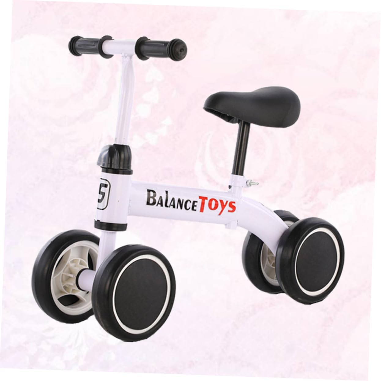 BESPORTBLE 1pc Boy Girl Wheels White Non- Grip Design for Toddlers for Learning Balance and Coordination Safe Indoor and Outdoor Fun