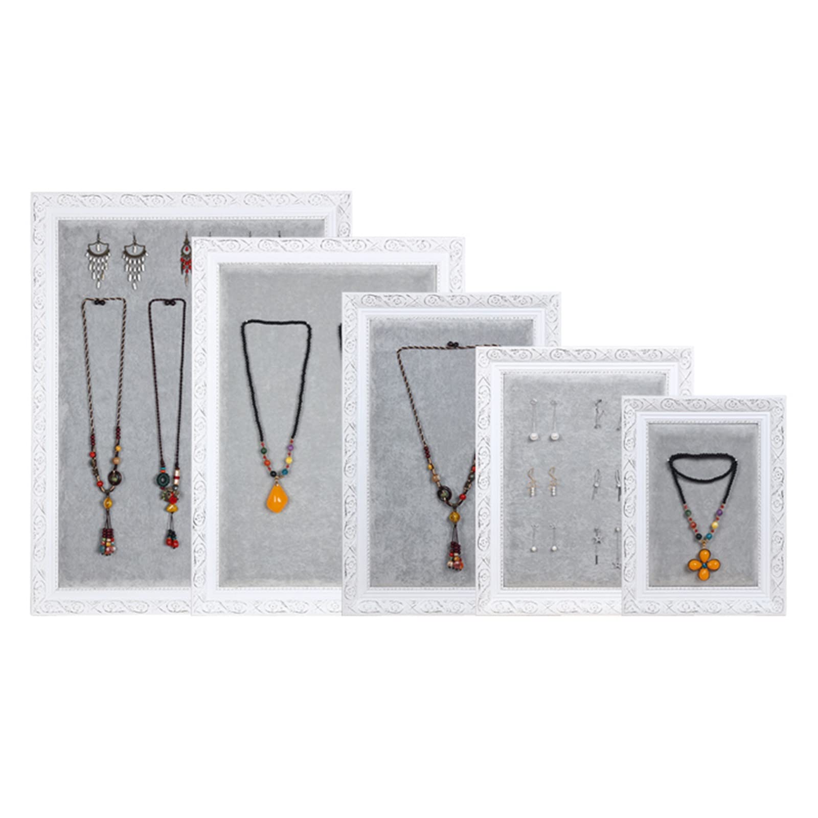 Schmuckständer, Ohrringständer aus Metall, Ohrringbrett aus Samt, Ohrringhalter, Ringhalter für Fotografie-Requisiten, Schrank-Show, Schmuck-Organizer-Halter (Größe: S)