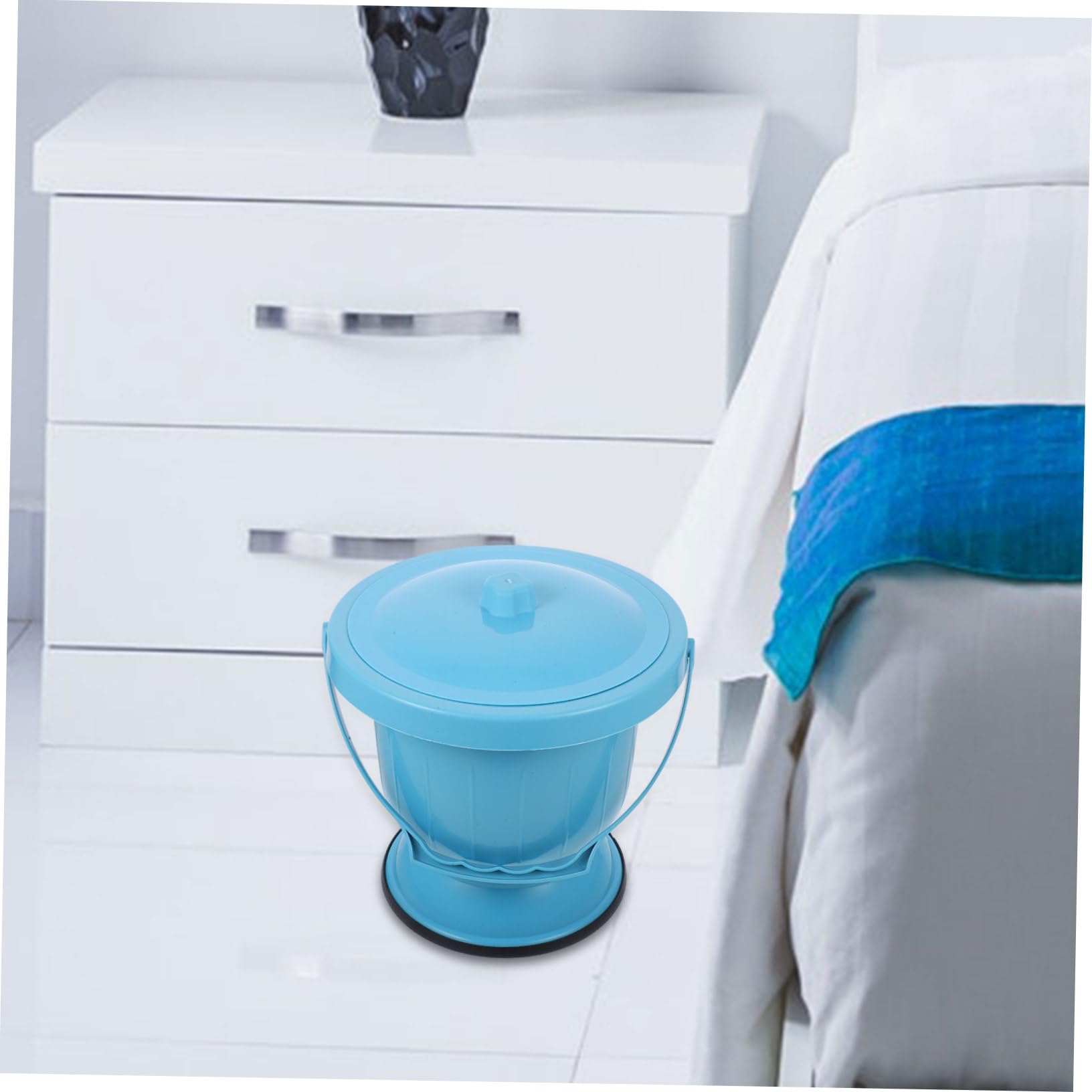 Healvian Vasino Facile Ermetico per Coperchio e Portatile Adulti a Plastica in Pulire Uso Domestico Viaggio, Adatto Donne in Gravidanza Anziani