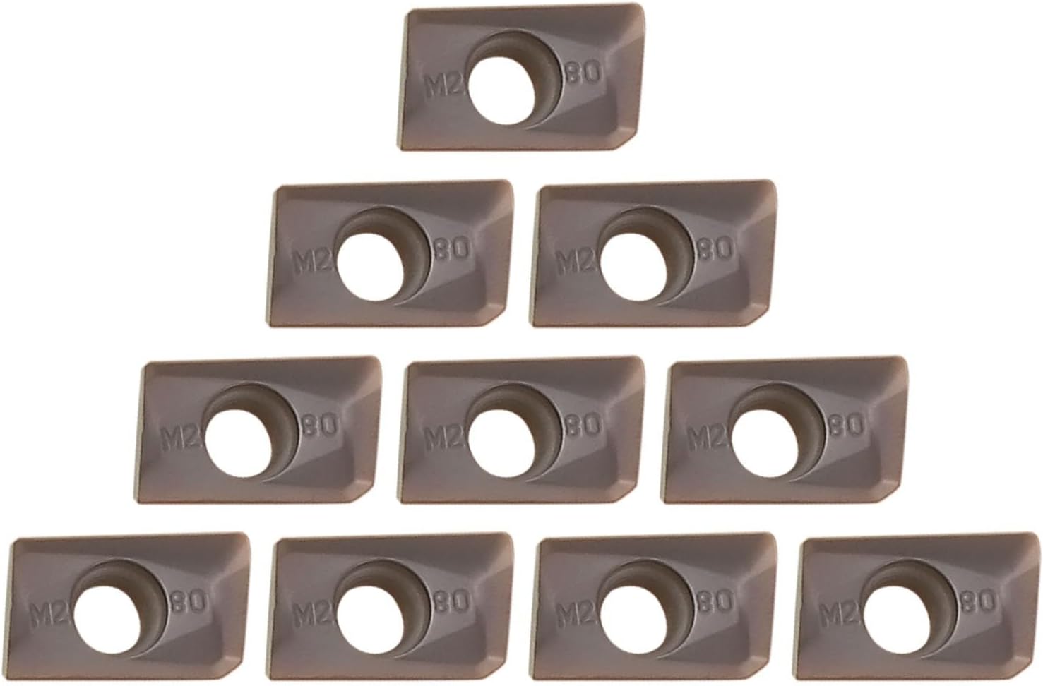 APMT1604PDER 1135 Carbide Insert For APKT 400R, HRC65 Hardness, Indexable Milling Cutter Turning Tool, 10-Piece Set