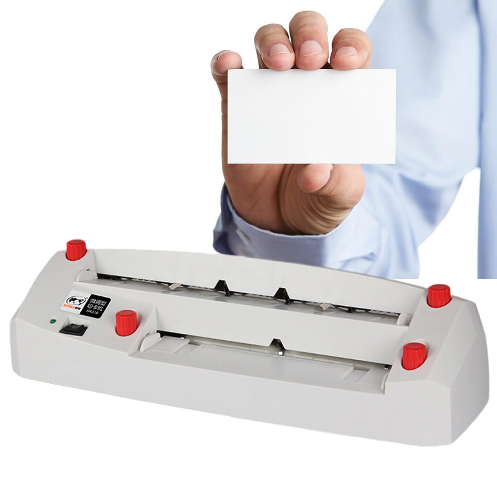 Tagliatrice automatica per carte – Taglia carta da 120 – 350 g – Tagliatrice elettrica di precisione per biglietti da visita per ufficio e casa