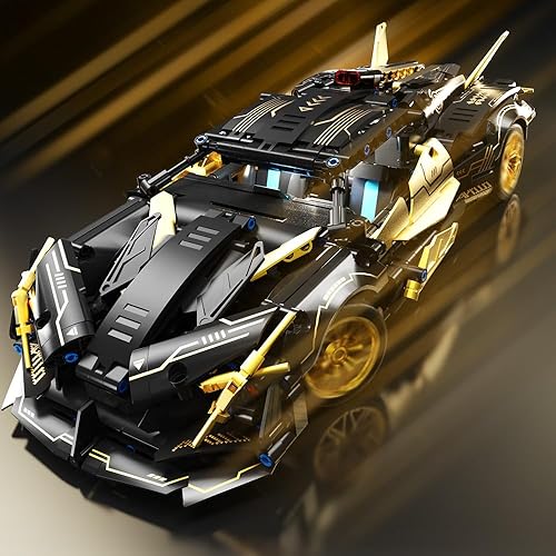 Miniatura 6 de Juguetes de bloques de construcción de autos deportivos, escala 114, juego de construcción de modelos de autos de carreras para adultos, regalos de