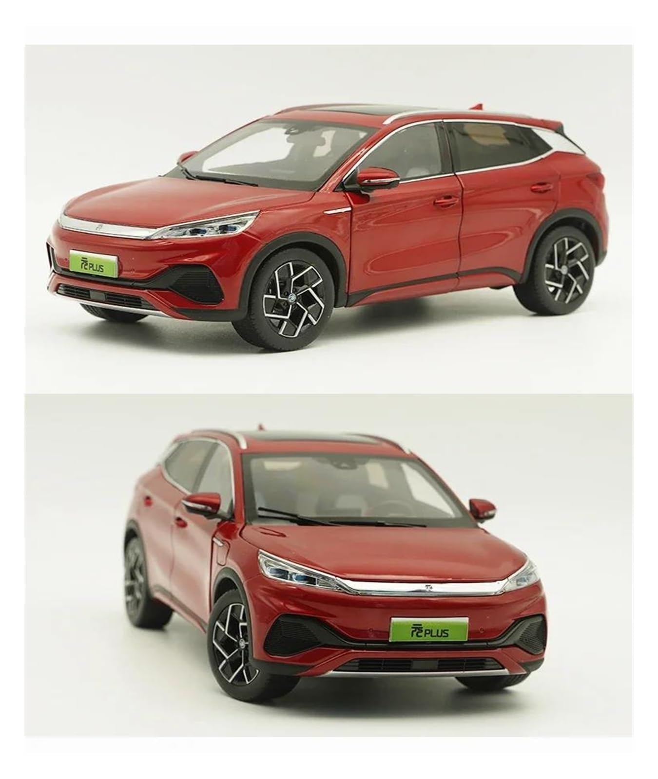 Metallo Scala Replica 1 18 Per BYD Yuan PLUS Fuoristrada Piccolo SUV Modello Auto Lega Pressofusa Serie Arredamento per la Casa Hobby Veicoli Giochi Set