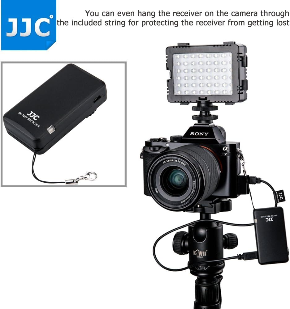 Tech Deals 🔥 JJC Wireless Shutter Remote Control for Sony ZV-1 A1 A7 IV III II A7RIV A7RIII A7SIII A7RII A7SII A9 II A6600 A6500 A6400 A6300 A6100 A6000 RX10 IV III RX100 VII VI VA V IV III Replac RMT-VP1K RM-VPR1