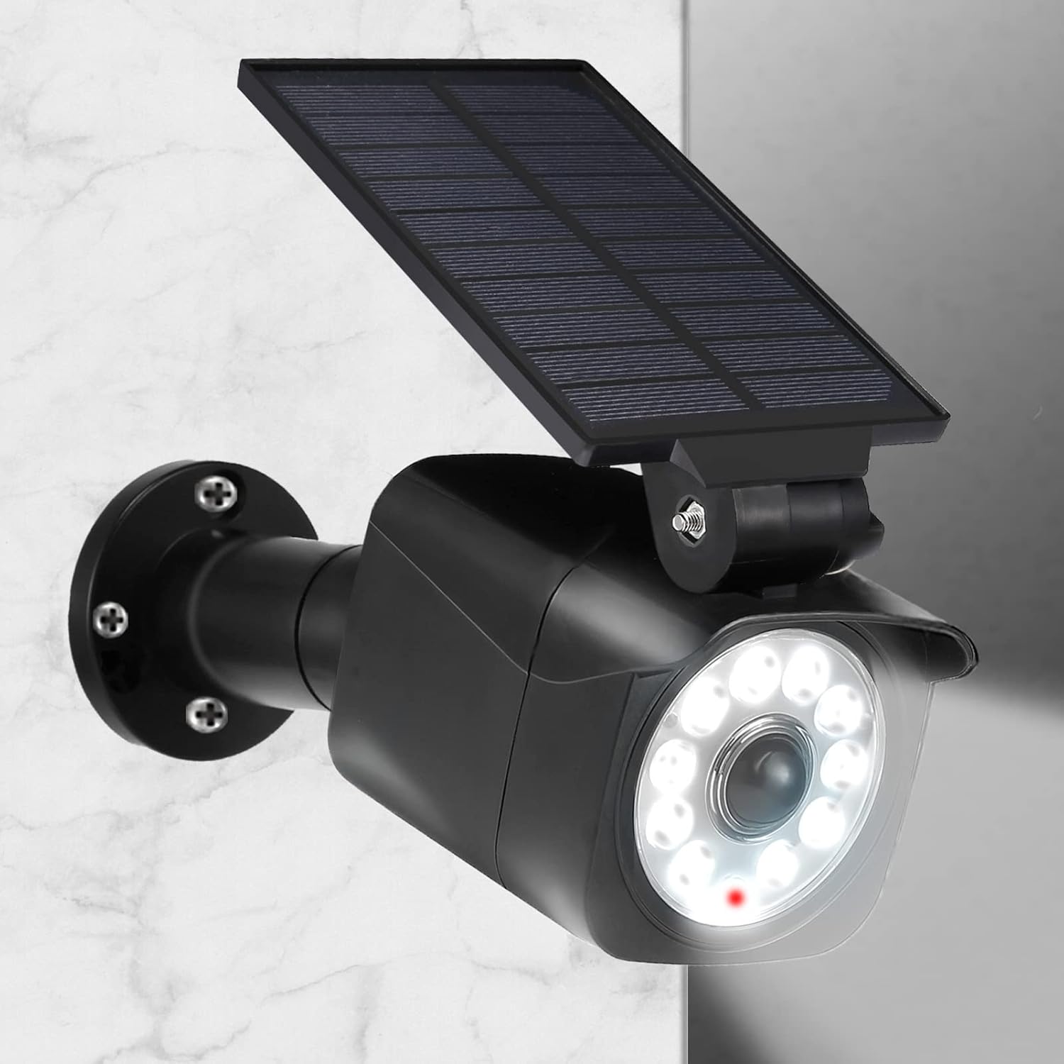 Chipark Solar Security Lights Outdoor, Dummy Camera 1000LM Super Bright Spotlight Solar Lights