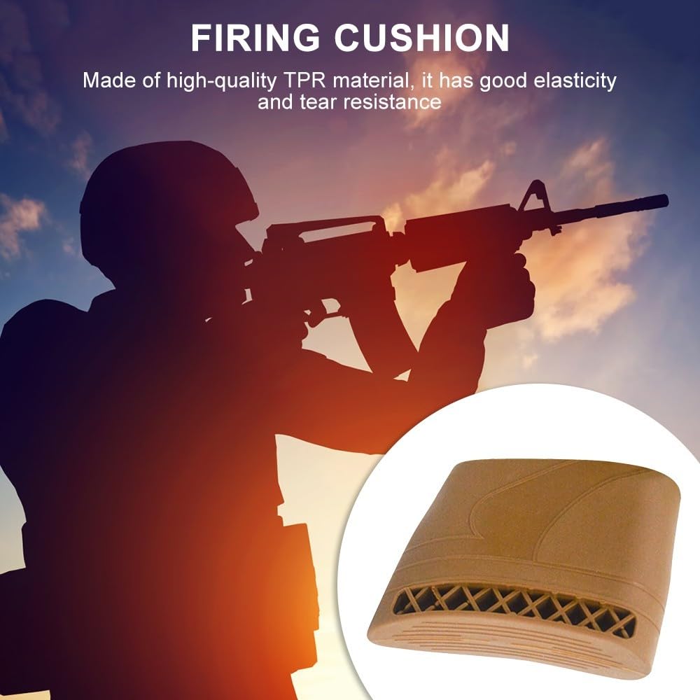 MiOYOOW Almohadilla de retroceso para rifle escopetas de goma, almohadilla de retroceso ligera, funda de retroceso amortiguador para escopetas de rifle