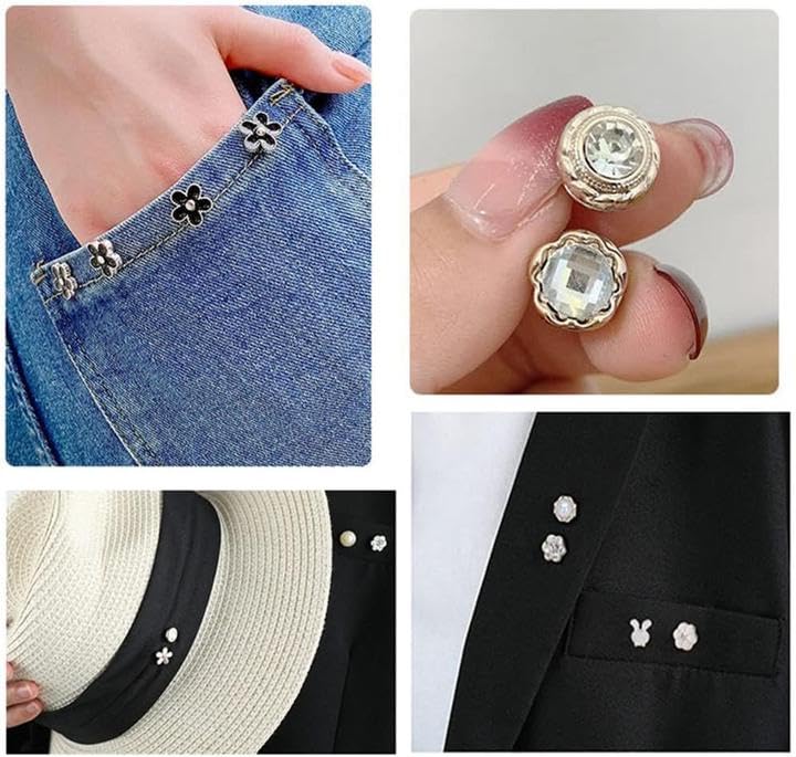 Spille Invisibili Per Vestiti Da Donna, 6 Pezzi: La Soluzione Salva-Scollo Per Camicie E Cardigan! Accessori Fai-Da-Te