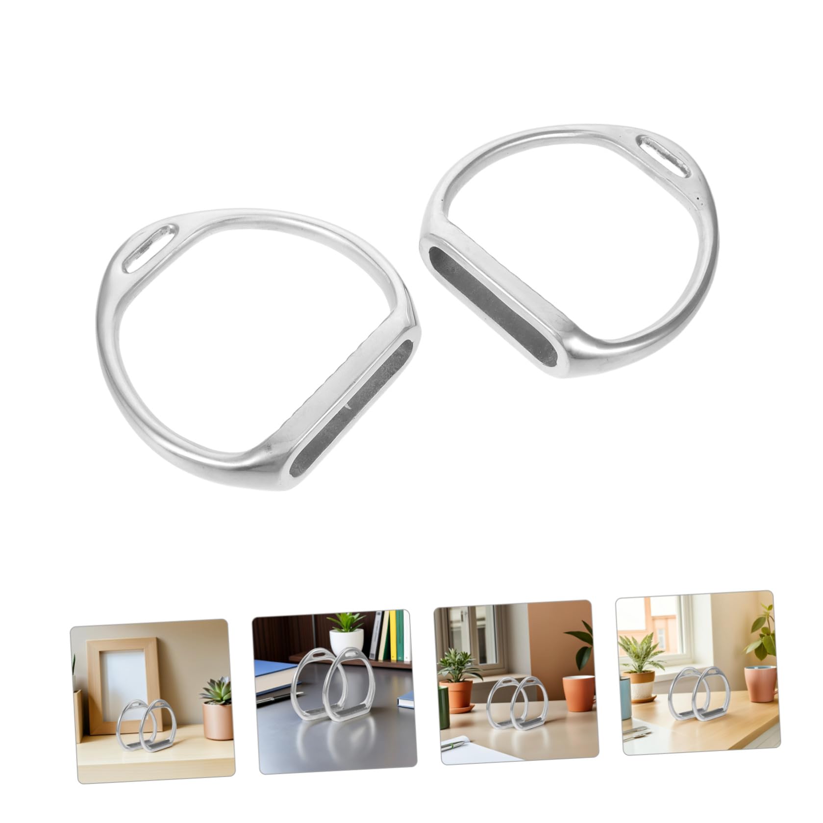 Estribo de Silla de Montar Inglés, Estribo Ecuestre de Aleación de Aluminio, Plata, Fácil de Limpiar, Comodidad y Reducción de Fatiga, para Caballo y Silla de Montar, Equitación