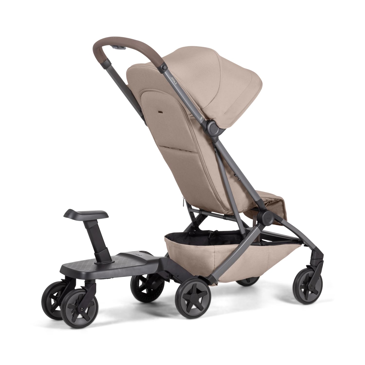 Joolz Aer2 Mitfahrbrett - Trittbrett mit abnehmbarem Sitz | One-Click-Befestigung, kompakt faltbar, freiem Zugang zur Bremse - Bis 20 kg belastbar -Kompatibel mit Joolz Aer2 Kinderwagen