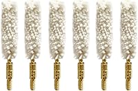 Vista 9 de . 22 Cal Bore Mop Gun Cepillo de limpieza para pistola de rifle de 22 lr (6 piezas)