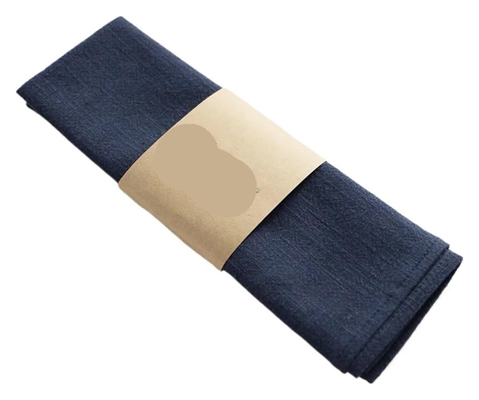 Baumwolltischtücher, Wiederverwendbare Stoffservietten, 6 Stück, Mehrfarbig, Baumwolle, Ramie, 30 x 45 cm, for das Essen in der Küche(6pcs Blue)