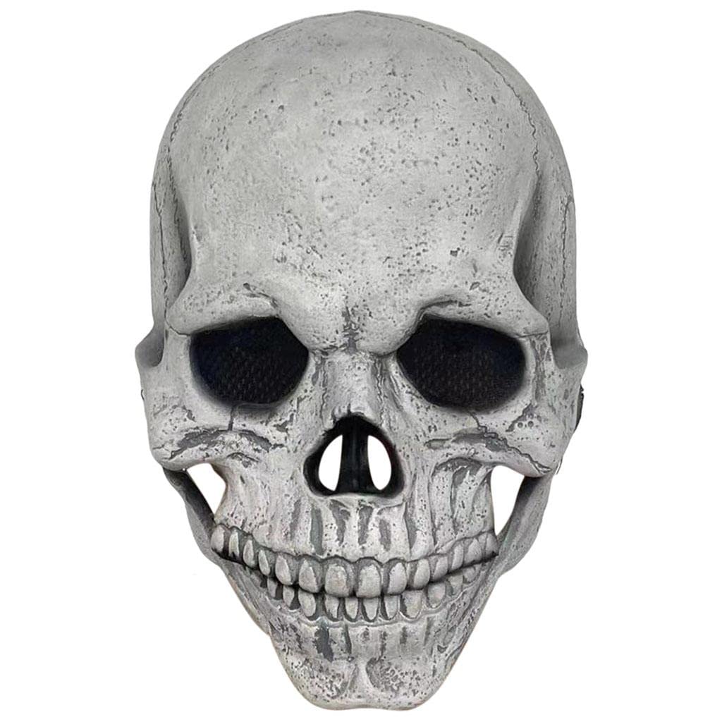 UJEAVETTE® Full Head Skull Mask with Movable Jaw Latex Headgear Dark Color (B0BN86RHQK) Amazon Price History, Amazon Price Tracker