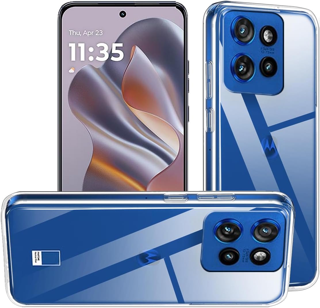 Product image of HuiYouMY Case Compatible with Motorola Edge 50 Neo Cover for Motorola Edge 50 Neo, Slim Fit Soft TPU Shockproof Anti-Scratch Phone Case Cover Clear