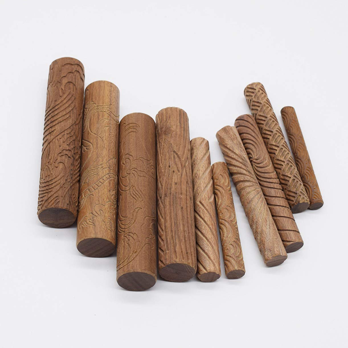 Hout Klei Textuur Deegroller Reliëf Patroon Polyme... - Vicedeal