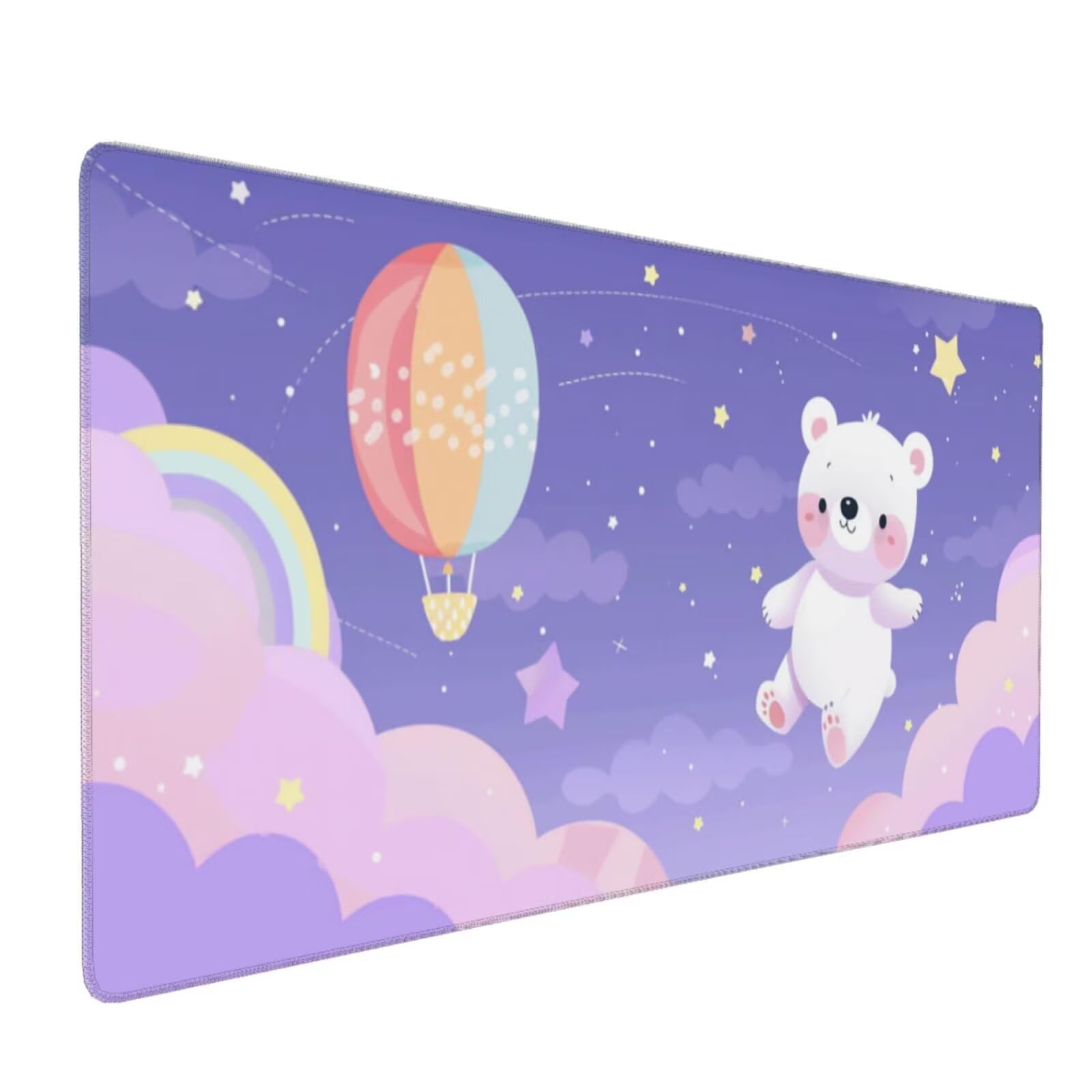 Urocza podkładka pod mysz XL 1600 x 800 mm, duża, gamingowa podkładka pod mysz, zwierzęta, podkładka na biurko z antypoślizgową podstawą, podkładka na stół, duży rozmiar, do biura gamingowego