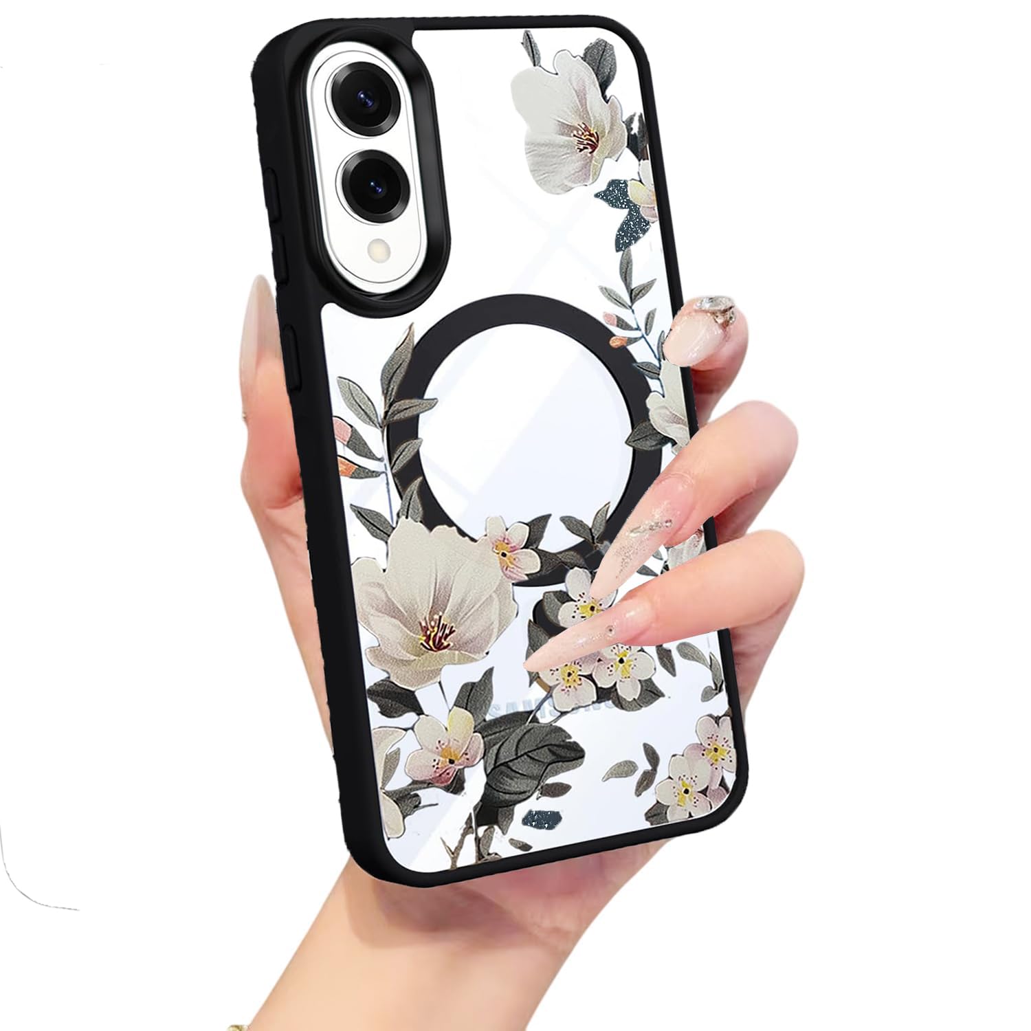 VONZEE Galaxy A57 5G Floral Case - Blue -19 VONZEE Galaxy A57 5G Floral Case - Blue -19
