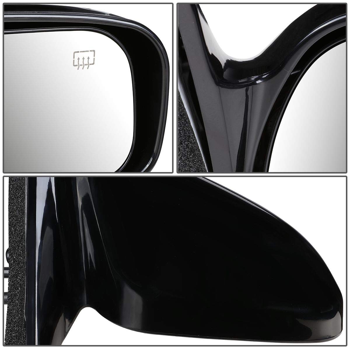 DNA Motoring OEM-MR-TO1321247 Factory Style Powered Heated Right Side Door Mirror