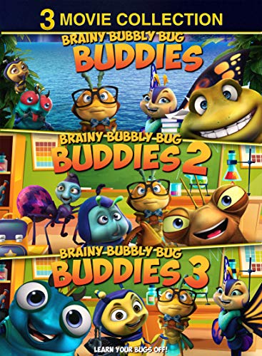 Brainy Bubbly Bug Buddies DVD Pack 1-3 de importación USA para niños 2