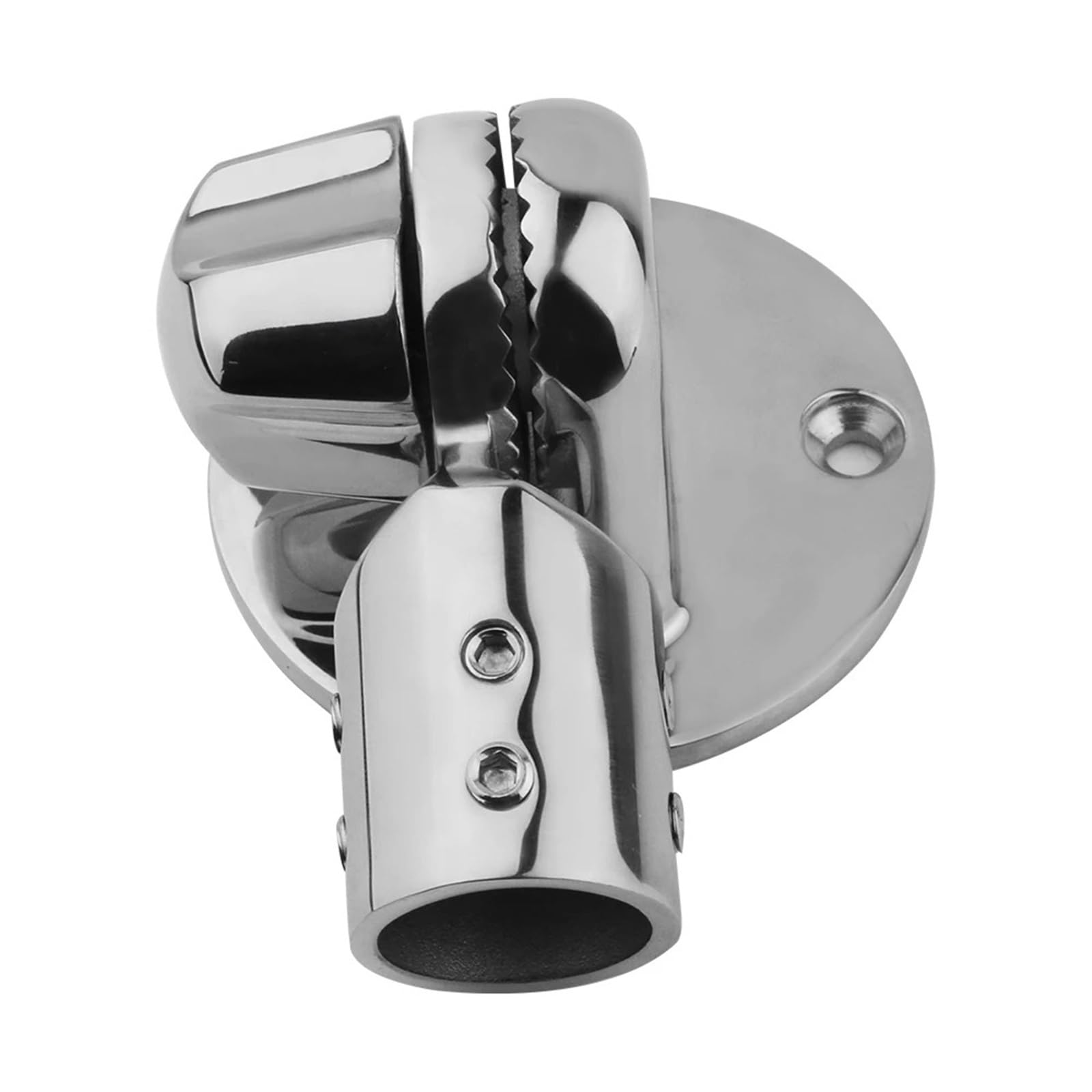 PPQIRU 316 Stainless Steel 25mm Boat Round Antenna Base Marine Mount Accessories Hardware For Bedroom