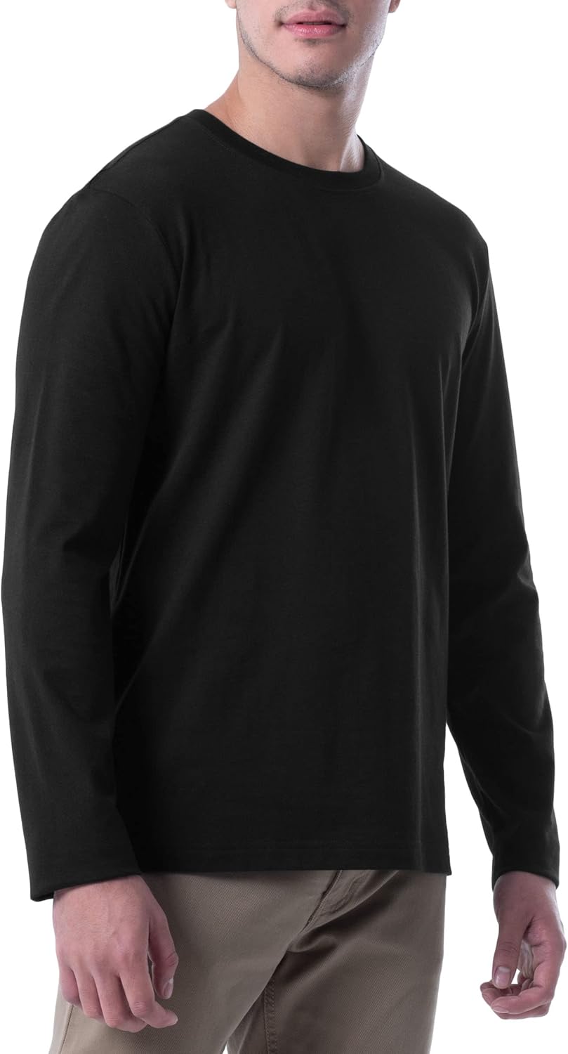 Lee Mens Long Sleeve Cotton T-Shirt - Image 5