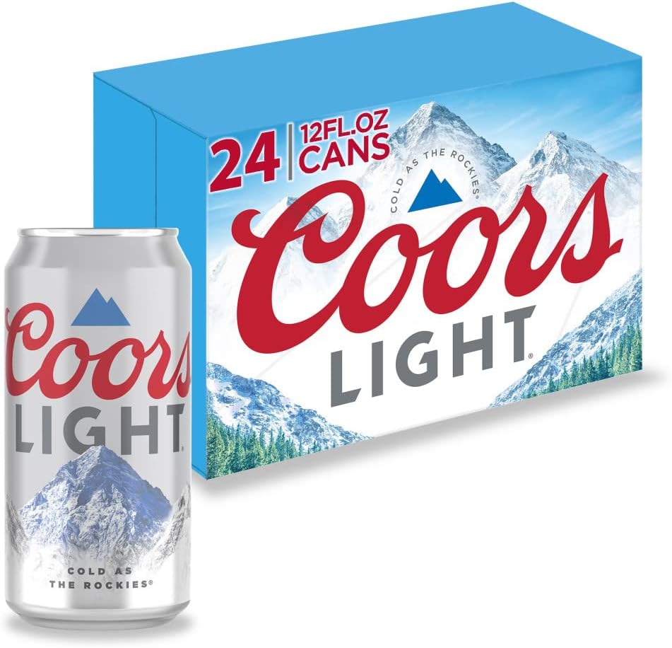Coors Light, 24 pk, 12 oz cans, 4.2 ABV, (10006) Grocery