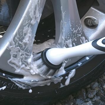 Sonic Scrubber Cars Electric Cleaning Brush & Microfiber Pad Set
