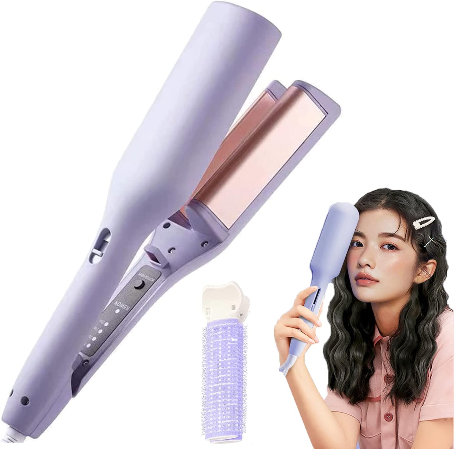 Rommantic French Egg Roll Curling Iron, EggRoll Hairstyle