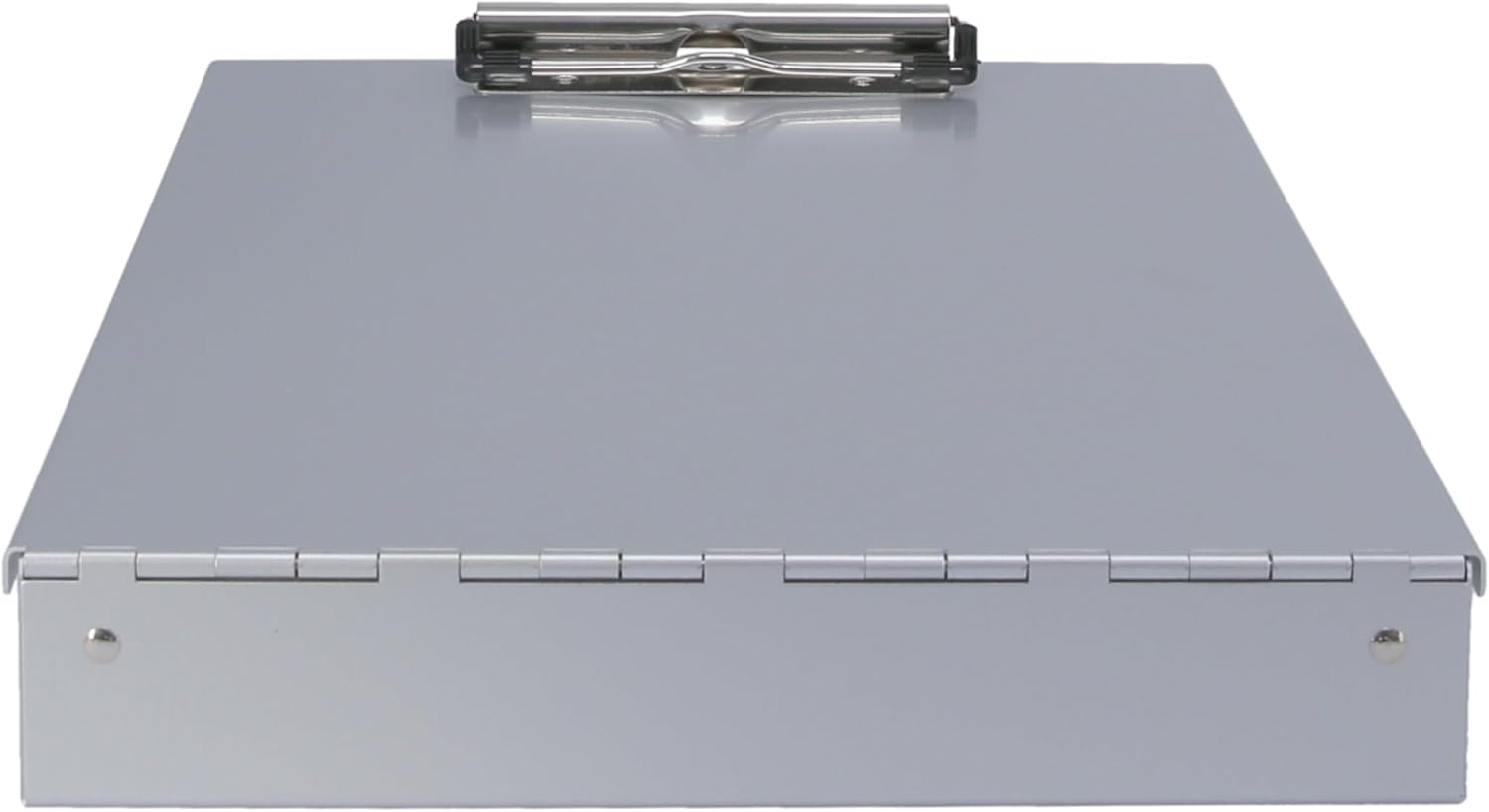 Saunders Metal Clipboard with Storage - Letter Size Heavy Duty Contractor Grade Clipboard - Dual Storage Form Holder with Low Profile Clip Made in USA