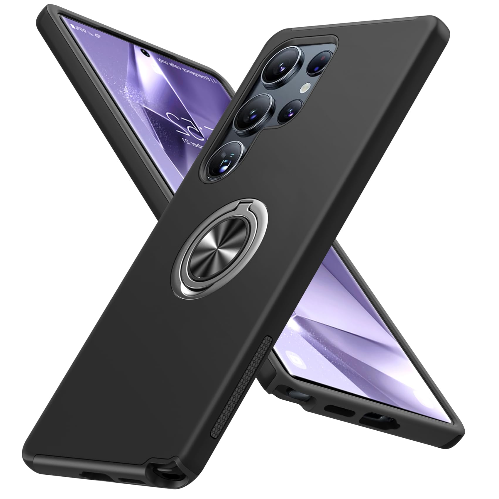 Amazon.co.jp: Galaxy S25 Ultra ケース リング付き 耐衝撃 tpu