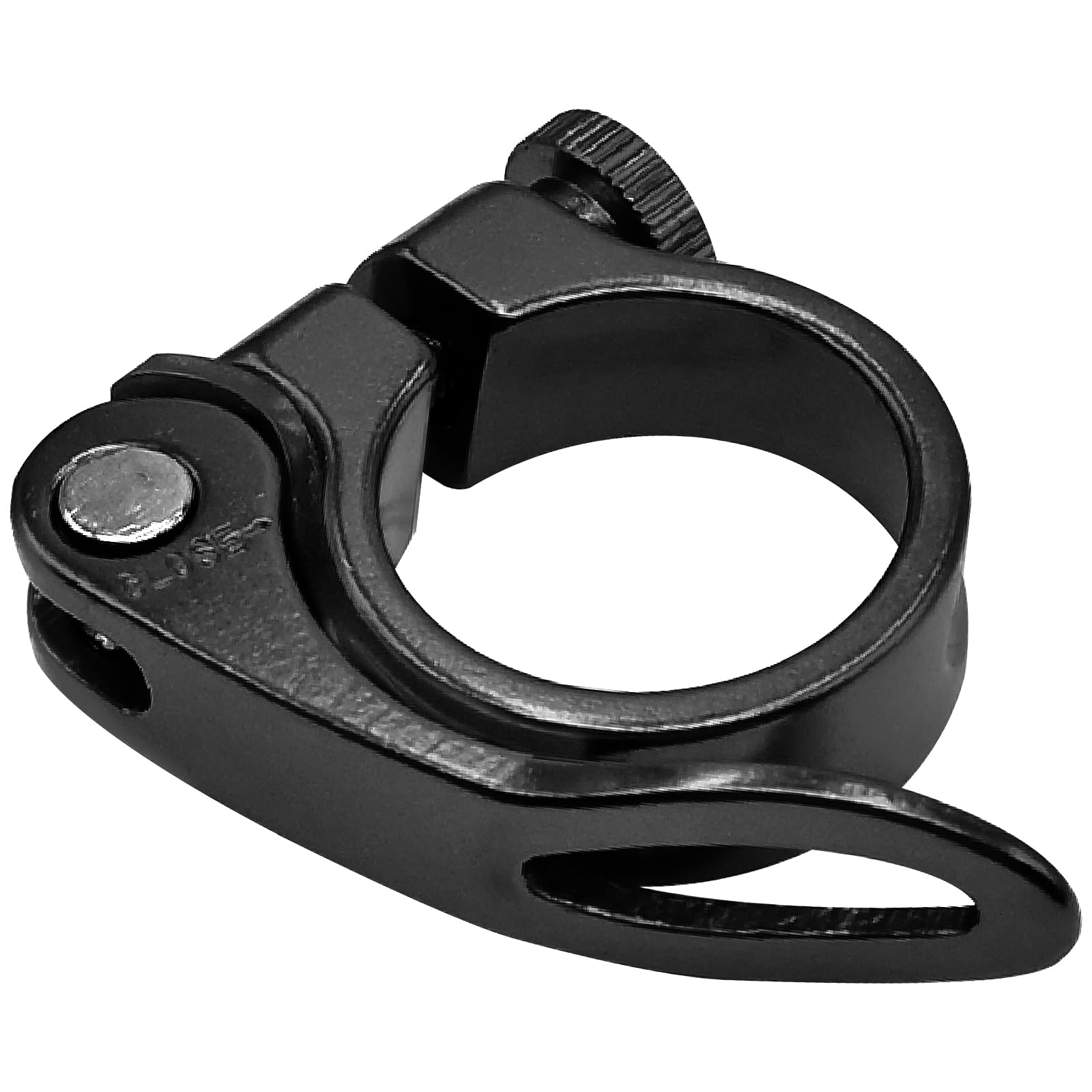 LICQIC 31.8 mm Bike Seat Post Clamp, Quick Release for MTB, Road, Casual Bikes (Black)