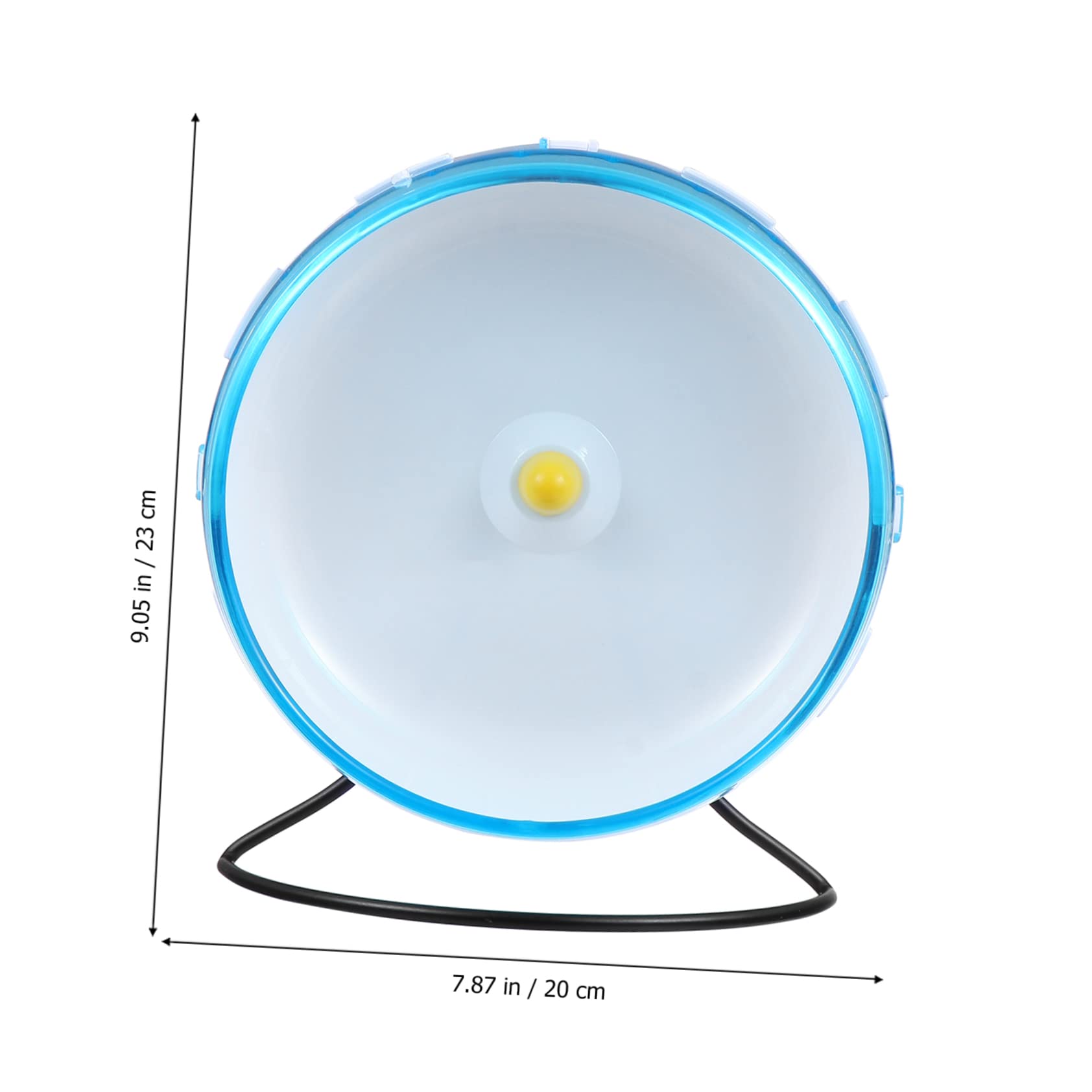 Mipcase Noiseless Hamster Jogging Wheel Exercise Toy Jogging Spinner for Pet Hamster's Nighttime Fun