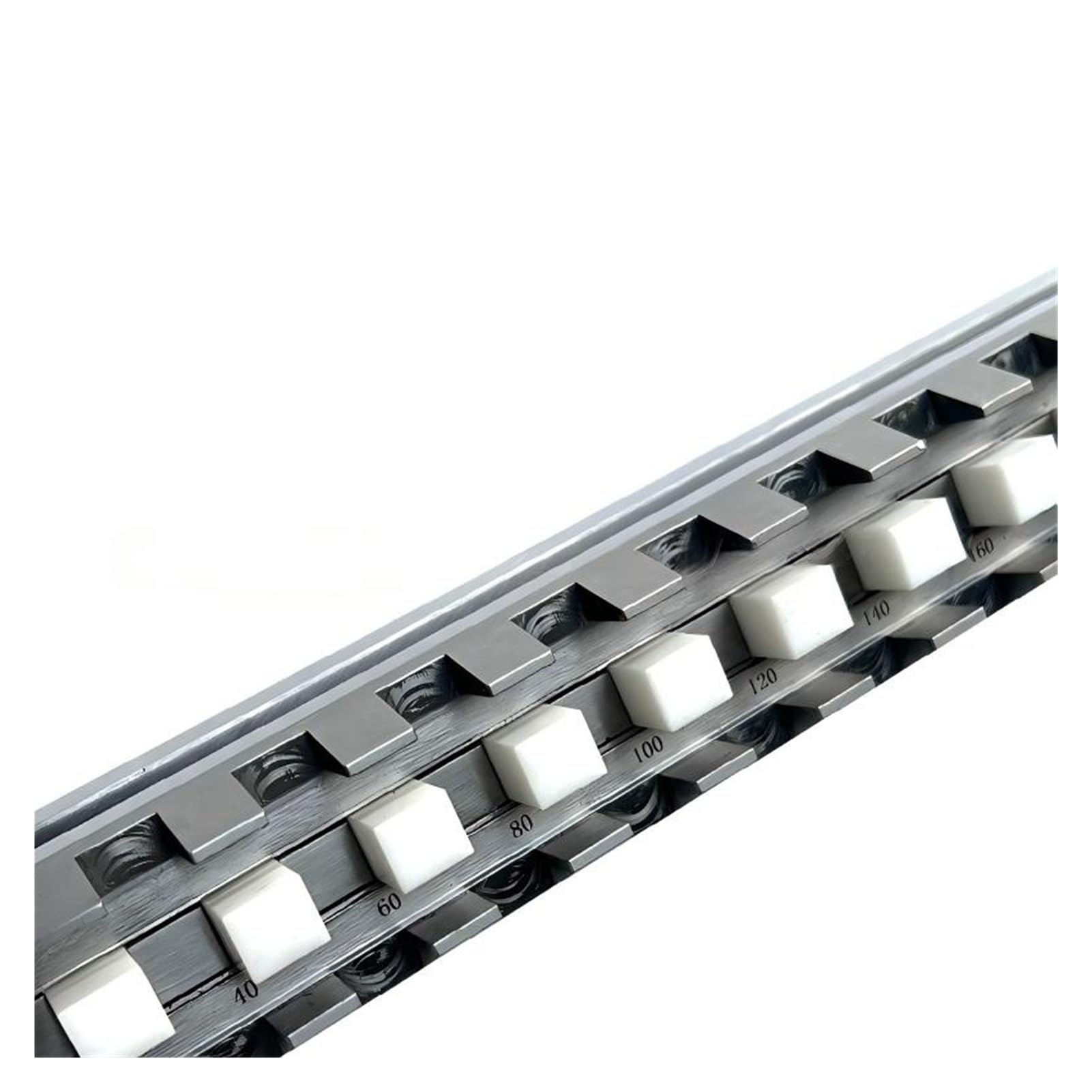 Grado 0 0-500/600 mm, medidor de paso cerámico 10/20, vertical y horizontal doble propósito para metrología profesional(0-600mm step 20)