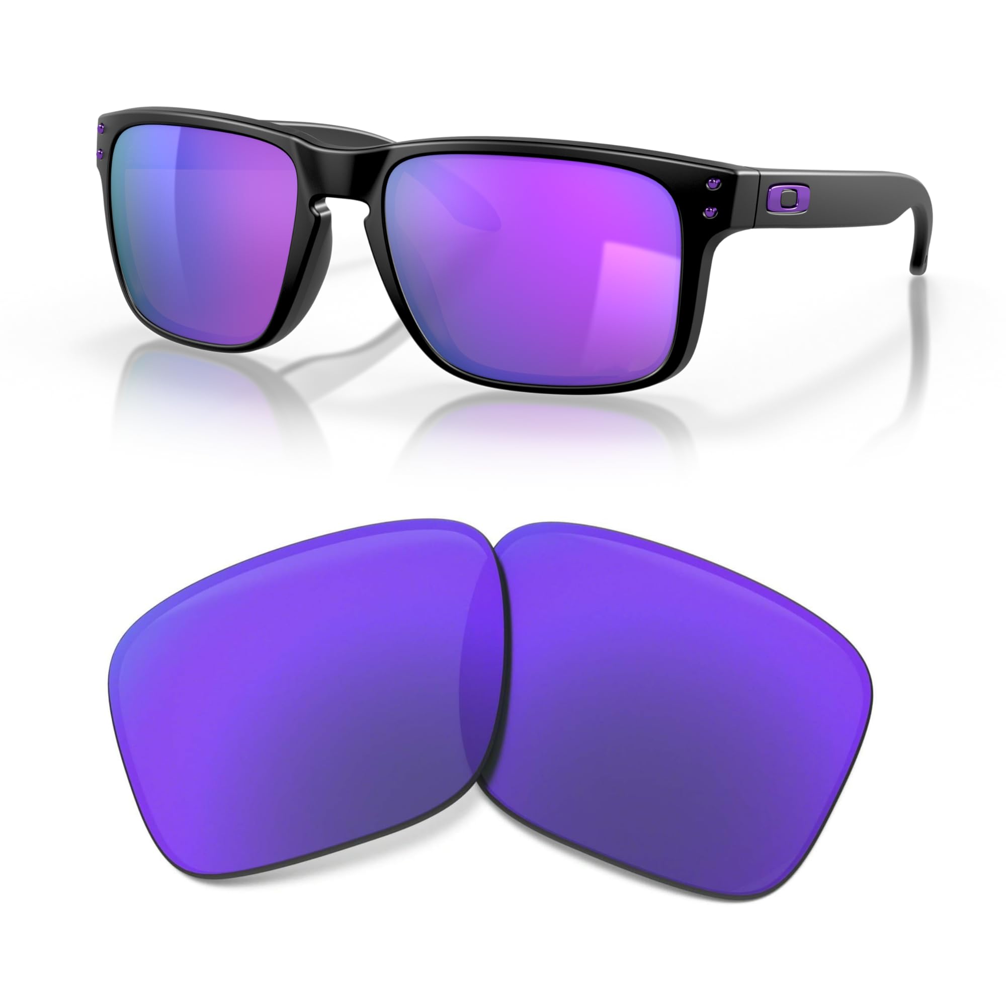 OAKLEY Original Holbrook OO9102 Replacement Lenses+ Bundle Microfiber Pouch -FRAMES NOT INCLUDED