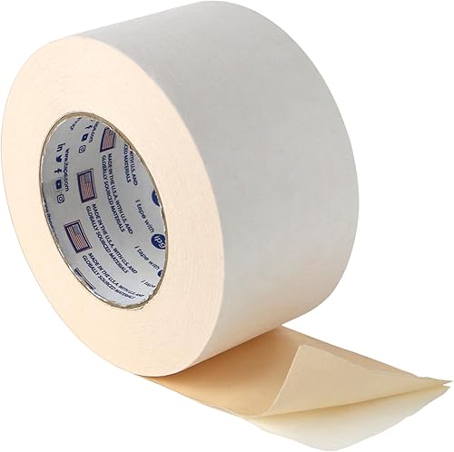 Miniatura 7 de Intertape 591BEIG136 591 Cinta de papel de doble cara con parte trasera plana 1" x 36 yardas, beige