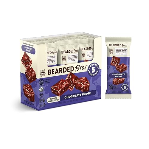 Miniatura 11 de Bearded Brothers, Barras de Energía con Proteína Vegana Orgánica, Vainilla y Arándano (Paquete de 12) - Sin Gluten, Paleo, Fibra, Whole 30 Snacks