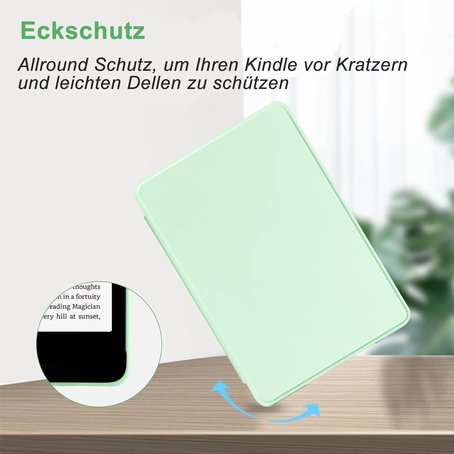 CC Store leichtes Premium PU Leder Folio hülle für Kindle 6 Zoll 2024 und 2022 (11 Generation)