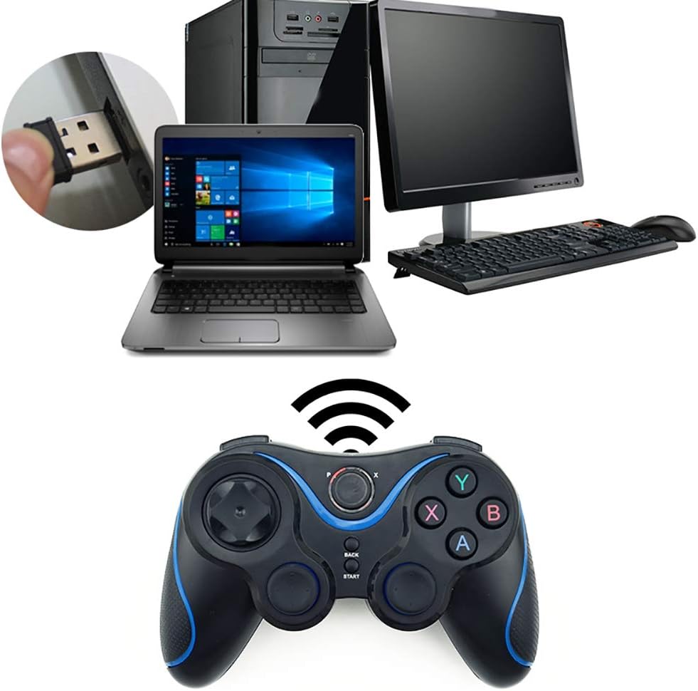 HeavFYj 2.4G Universal Wireless Bluetooth Gamepad Game Controller for Android PC TV Box