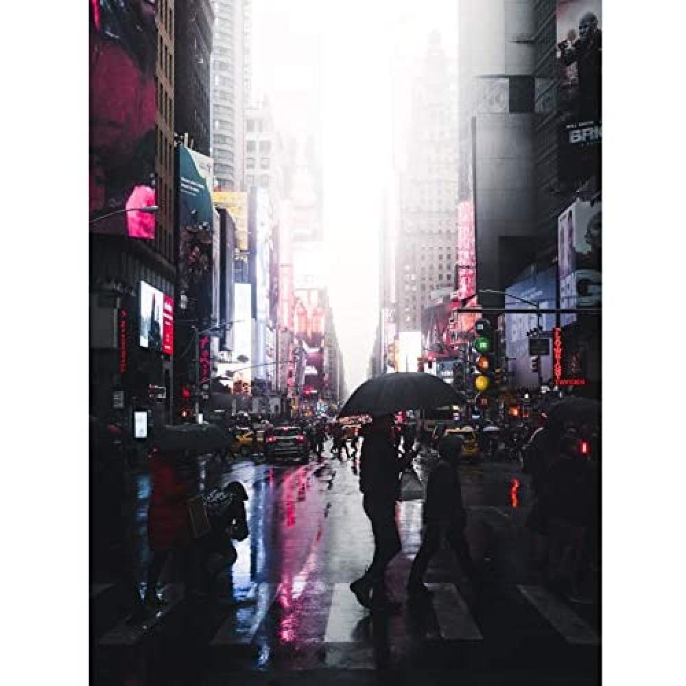 Artery8 Stackpoole Manhattan Street New York Photo Art Print Canvas Premium Wall Decor Poster Mural