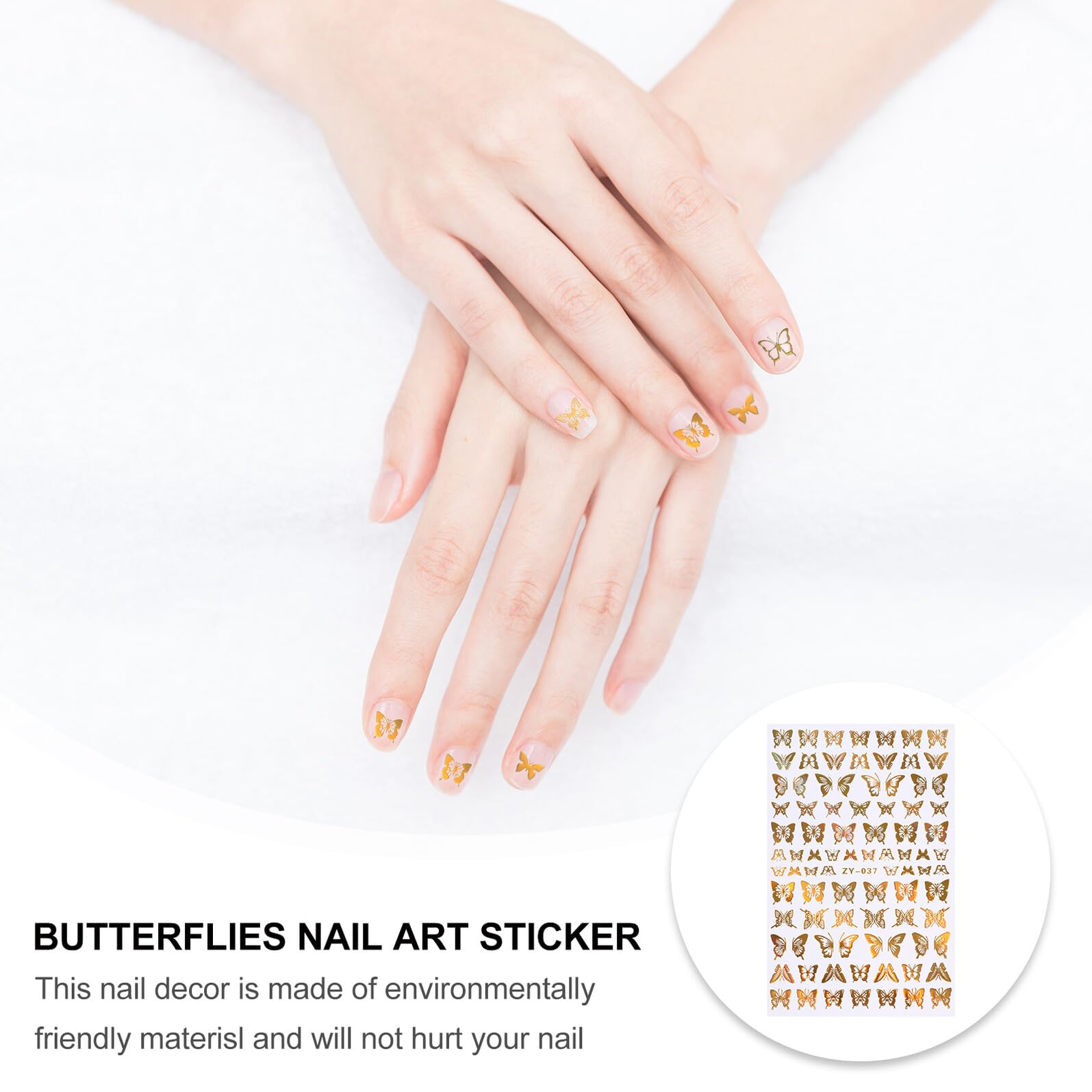 CALLARON 3 Set Decalcomanie Per Unghie Adesivi Per Nail Art Decorazioni Unghie Uniche E Colorate Per Manicure Te E Regali Per Amiche 8 Fogli*3