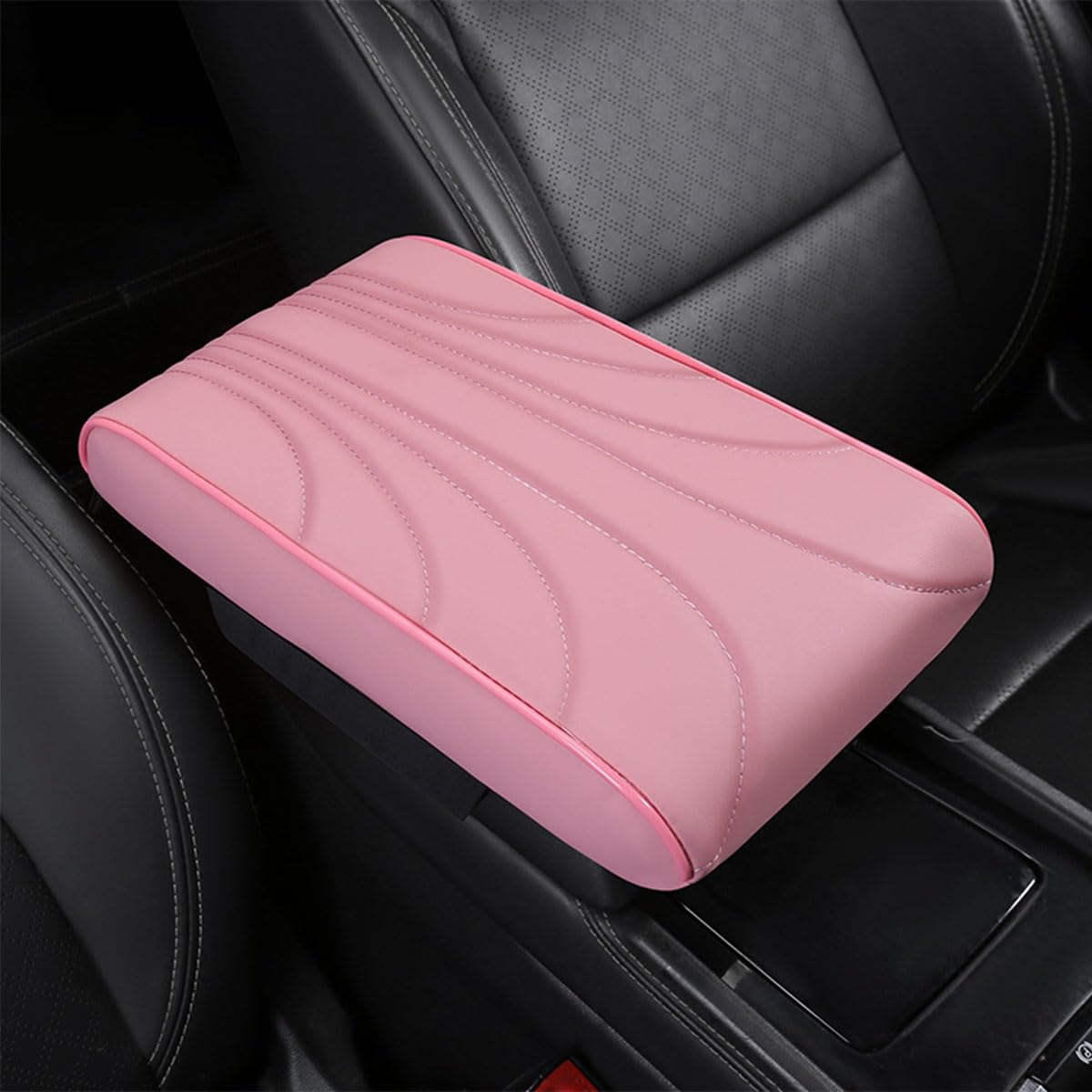 けんけん ブラックレザー センターコンソールカバー 718、991