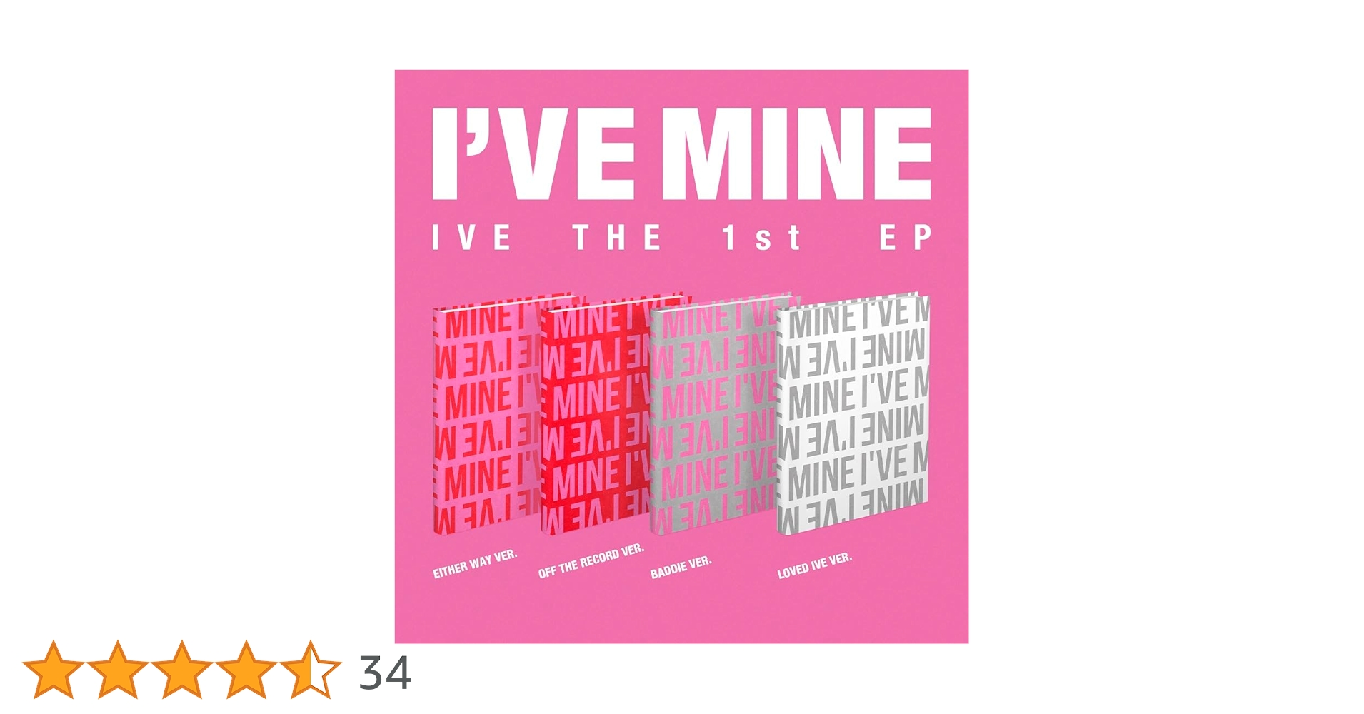 Amazon.co.jp: IVE THE 1st EP 'I'VE MINE 4 SET(EITHER WAY/OFF THE