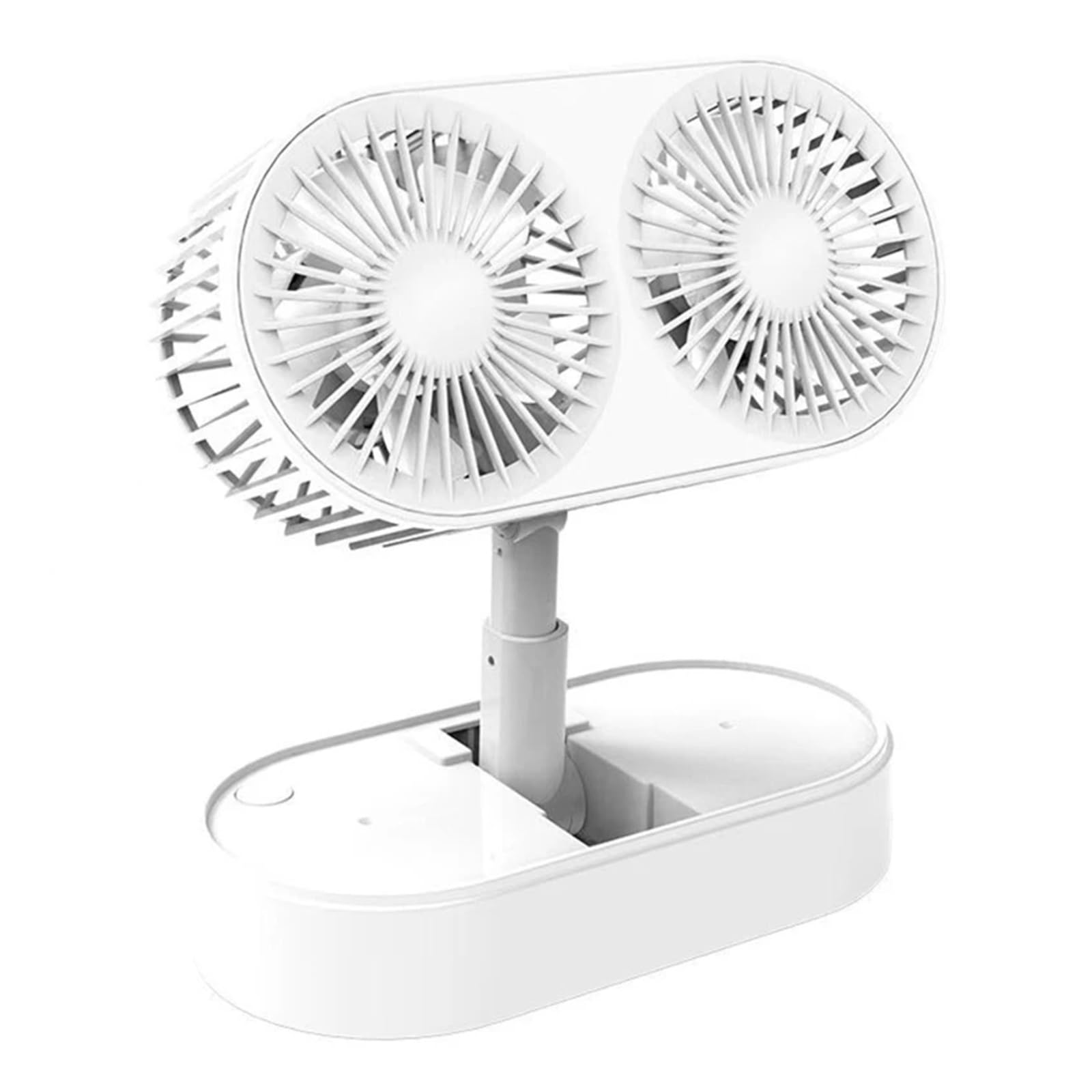 Mini ventilatore da tavolo portatile, 3 velocità, design durevole, alimentato tramite USB, ventola di raffreddamento silenziosa per casa, ufficio, viaggi