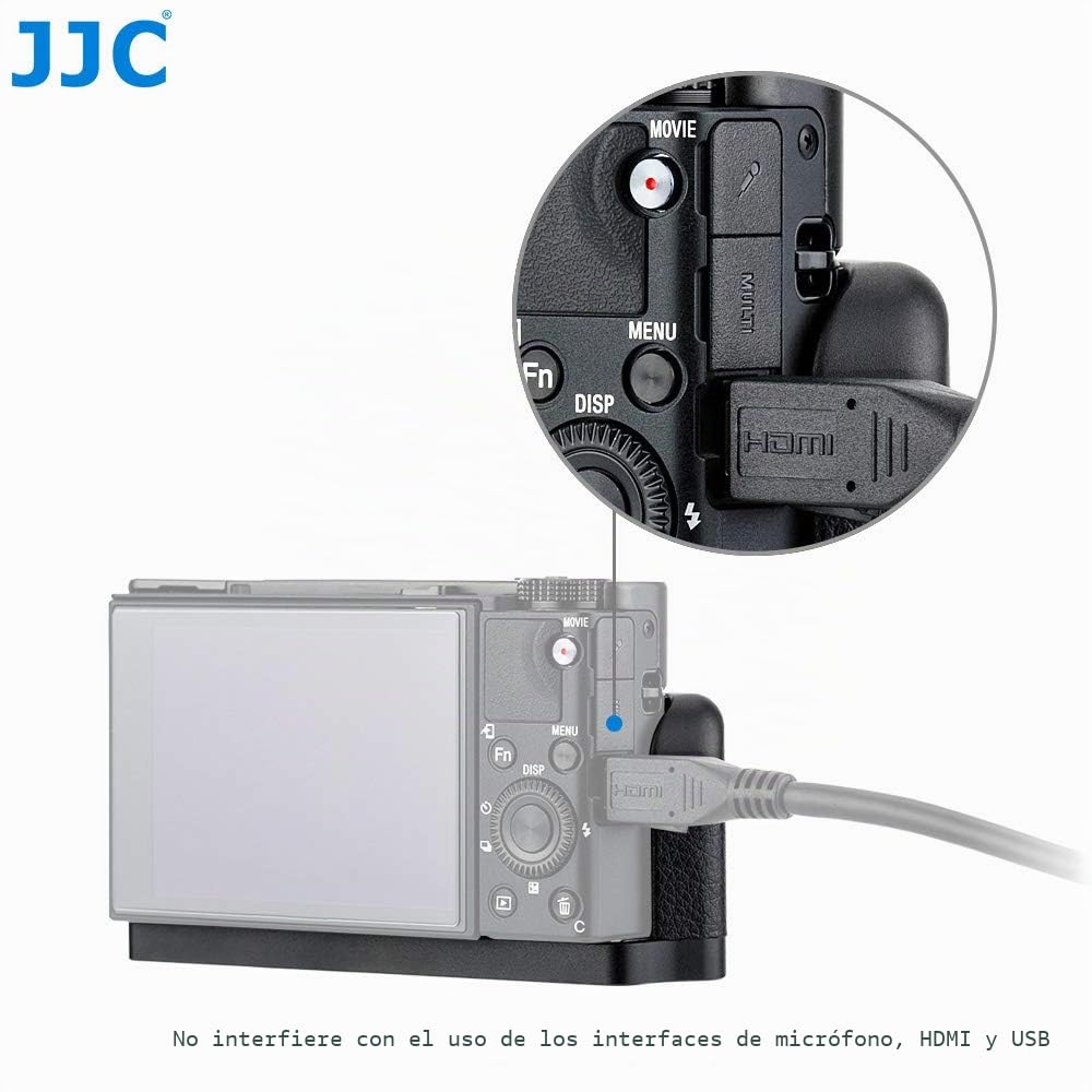 JJC Agarre de Aluminio Bracket para Sony Cámaras RX100VII RX100M7