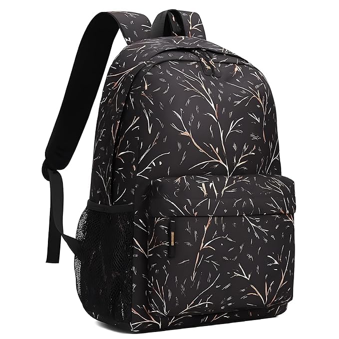 Image of College bag for girls and boys, Office Bag for Men & Women, 15.6 Inch Laptop Backpack, Water Resistant & Lightweight School and Tuition Bag, 2 Compartments with Bottle Holder