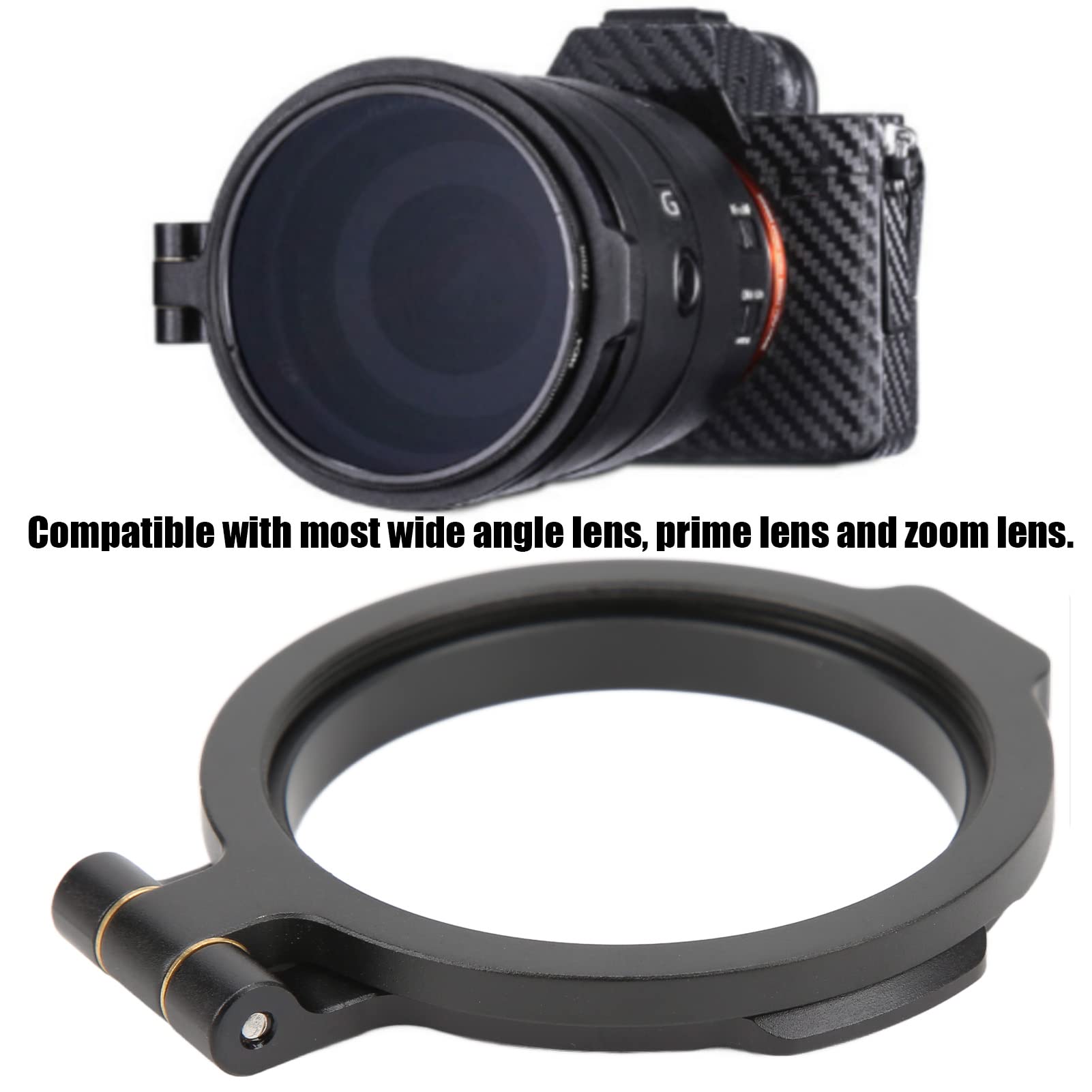 Zunate Lens Filter Holder, 49MM 58MM 67MM 72MM 77MM 82MM Camera Lens Filter Flip Bracket,Compatible With Most Wide Angle Lens - Image 3