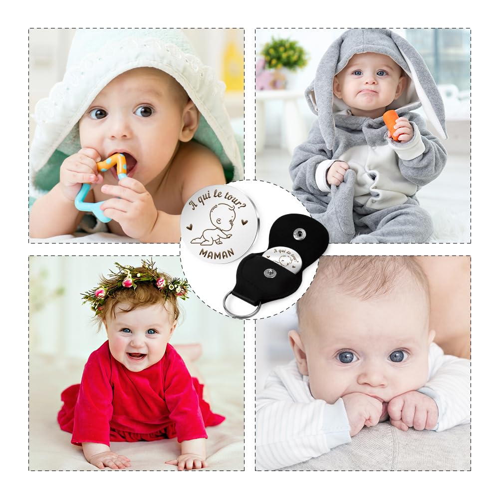 Cadeau Futur Papa,Cadeau Future Maman,Cadeau Jeune Maman,Cadeau Naissance,Cadeau Futur Parents,Cadeau Pour Maman Apres Accouchement,Cadeau Jeune Parents,Pièce De Monnaie De Décision,Cadeau Maman