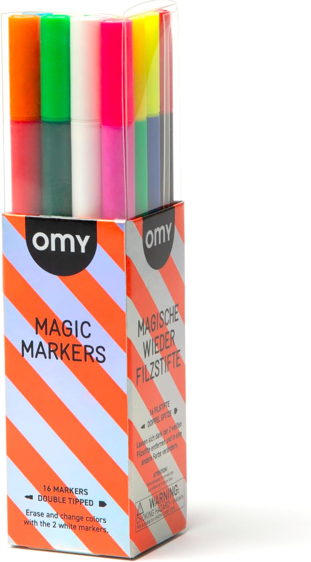 Signature Erasable and Color Changing Felt Pens | Set of 14 Magic Vibrant Pens & 2 Erasers | Perfect for Creative Drawing & Coloring Projects | Fun & Safe for Kids and Artists | Ages 3 and Up